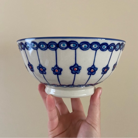 Yokohama Dining Yokohama Studio Miyabi Hand Painted Blue Floral